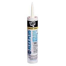 Dap 18172 Antique White Alex Plus Acrylic Latex Caulk Plus Silicone 10.1-Ounce