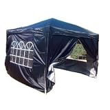 Quictent 10'x10' Black Ez Set Pop up Party Tent Canopy Gazebo Marquee with Sidewalls