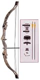Archery Wind Fire Camo Youth Compound Bow Kit - Camo NOW with 6 arrows