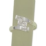 Image of Sterling Silver CZ Three Stone Ring