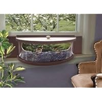Coveside Panoramic In-house Window Bird Feeder with Mirrored Panel