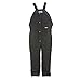 Bib Overalls, Black, Size 34x30 in.