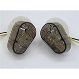 Light SMOKE LED Turn Signal Flush Mount for 1998-2006 Yamaha YZF R1 99 01 02 03 Yamaha YZF R1 R6 FZ1 Fazer 01 02 03