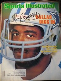 Dorsett, Tony Autographed/Hand Signed Sports Illustrated Magazine (8/29/83)