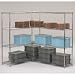Dyna-Chrome Open Wire Shelving