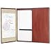 Quartet Conference Room Cabinet with Porcelain Writing Surface, 4 x 4 Feet, Walnut Wood Veneer Finish (852)