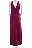 Mind Code Jersey Halter Empire Waist Maxi Long Dress