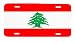 Lebanon Lebanese Republic Flag Vanity Auto License Plate
