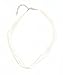 Necklace Cord For Pendants - D13 - 5-Strand Organza and Cord Mixed ~ 17" + 2" Extension Chain ~ Silver Plated Ends ~ White and Cream