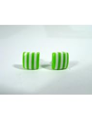 Unique Handmade New Earrings Green Fashion Style Very Rare Womens Cute Jewelry Ear Ring
