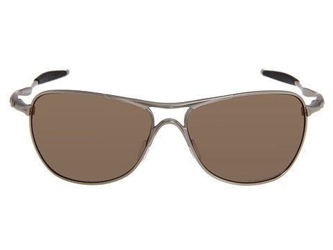 New Oakley 6014-01 TI Crosshair Titanium/Tungsten Iridium Lens 61mm Polarized Sunglasses
