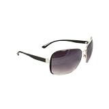 31dKloY172L. SL160  HotLove Square Sunglasses M9233SVRBKPB Silver Metal Frame Black on Side with Purple Black Gradient Lenses for Men and Women