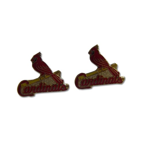 St Louis Cardinals Post Stud Logo Earring Set Mlb Charm
