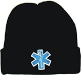EMS Star Of Life Embroidered Logo Beanie Skull Hat Cap