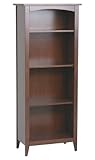IMAGE OF Bookcase with 5-Tier in Walnut Finish