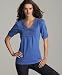 image and picture of Style&co. Crochet Trim V-Neck Jersey Top