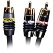 Monster MV2AV25-2M Composite Video with RCA Audio Cable Kit (2 meters)