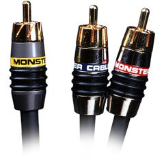 Monster MV2AV25-2M Composite Video with RCA Audio Cable Kit (2 meters)