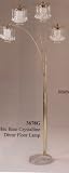 Marble Base Crystalline Decor Floor Lamp