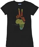 Junk Food Omni Peace Washed Black Juniors T-shirt Tee