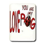 Love - You are My Love Bug - Light Switch Covers - single toggle switch