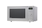 Panasonic NN-GD361MEPG Mikrowelle / 950 W / 23 L / Inverter-Grill / inklusive Pizzabräunungsteller / silber