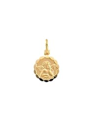12.00 mm Angel Pendant in 14K Yellow Gold