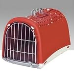 Imac Linus Cabrio Pet Cat Carrier Red 50X33X35cm