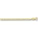 Solid 10k 1.2mm 7" Yellow Gold Mariner Bracelet - JewelryWeb
