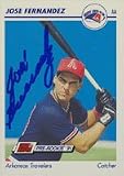 Jose Fernandez, Arkansas Travelers - Cardinals Affiliate Autographed Card