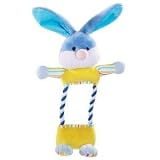 Swinger Blue Rabbit Dog Toy