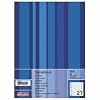 Herlitz Kollegblock A4 70g/qm Rand rechts und links liniert VE=80 Blatt