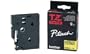 Brother 3/4 Inch x 26.2 Feet Black on White Tape with Super Strong Adhesive (TZS241)