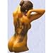 new Fairy Maiden statue Gothic dragon Tattooed Woman Wall Sculpture (The Digital Angel)