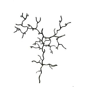 Twig Earring Tree Jewelry Rack Large Silver