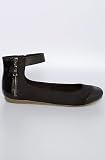 BC Shoes The Prep School Flat in Black,Shoes for Women