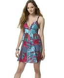 Guess - GUESS? Chloe Patchwork-Print Silk Dress