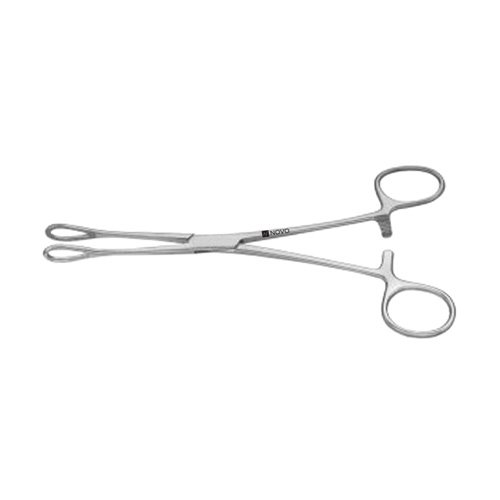 Novo Surgical Foerster Sponge Forceps-Serrated Jaws, Straight, 9 1/2