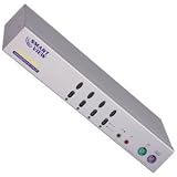 Review CableCity.co.uk  / 4 way auto PS2 KVM Switch with PS2 emulation + Audio