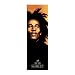 Bob Marley (Portrait, Red) Music Poster Print - 12x36 custom fit with RichAndFramous Black 12 inch Poster Hangers