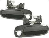 #DH10 98-02 Toyota Corolla GEO Prizm Outside Door Handle Set 2 NON-PAINTED 98 99 00 01 02