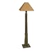 Royce Outdoor One-Light Floor Lamp Pine Wood with Beige Weather Resistant Shade # RLFL10105-42