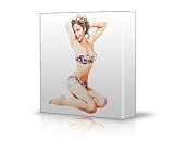 Jennifer Lopez (J-Lo) - 2.5cm Deep Canvas Art Print 30x30