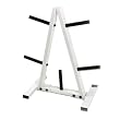 CAP Barbell Standard Plate Rack, Black and White