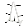 CAP Barbell Standard Plate Rack, Black and White