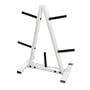 CAP Barbell Standard Plate Rack, Black and White
