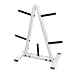 CAP Barbell Standard Plate Rack, Black and White