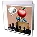 Londons Times Funny Science Cartoons - Fruit-Human Genome Experiment Gone Bad - Greeting Cards-12 Greeting Cards with envelopes