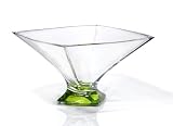 10D Green Crystal Bowl - Legend Collection - Bohemia Crystal - Made In Czech Republic