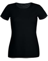Ladies Crew Neck Fitted Cotton T Shirts Sizes 8 to 18 Available in 10 Colours - SPORTS CASUAL WORK